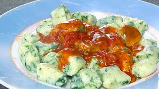 Basilikum- Gnocchi