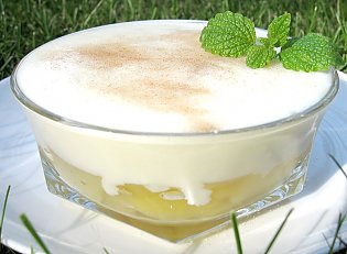 Apfel- Sahne- Pudding