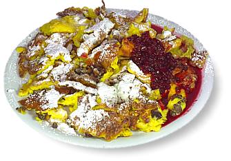 Kaiserschmarren mit  Rosinen