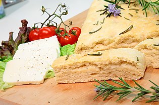 Focaccia mit Rosmarin