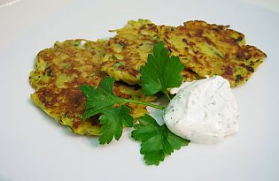 Kartoffel- Zucchini- Taler